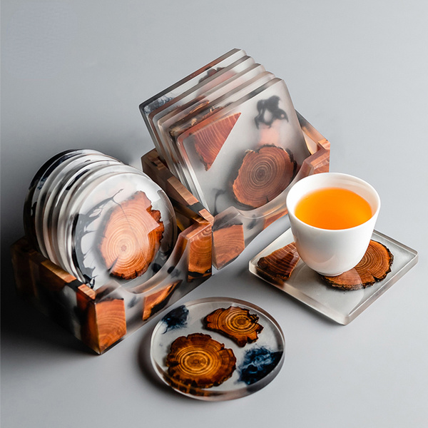 Handmade Tea CoasterNEW TOWN BAZAAR
