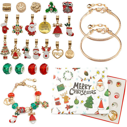 Christmas Diy Creative Bracelet Jewelry Countdown Calendar BoxChristmas, JewelryNEW TOWN BAZAAR
