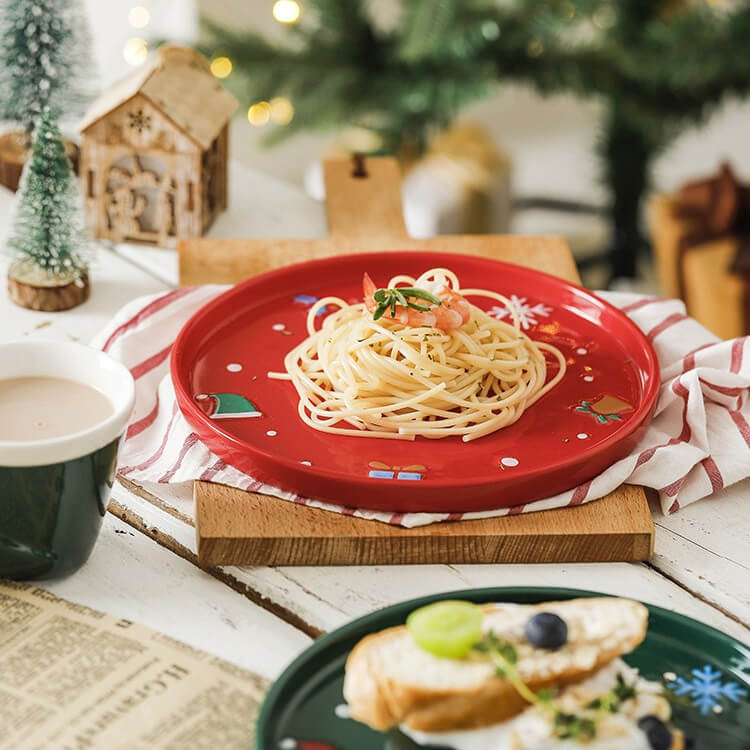 New Ceramic Creative Dinner Plate Rice Bowl Mug Christmas SetChristmas, HOME CUPS & MUGSNEW TOWN BAZAAR