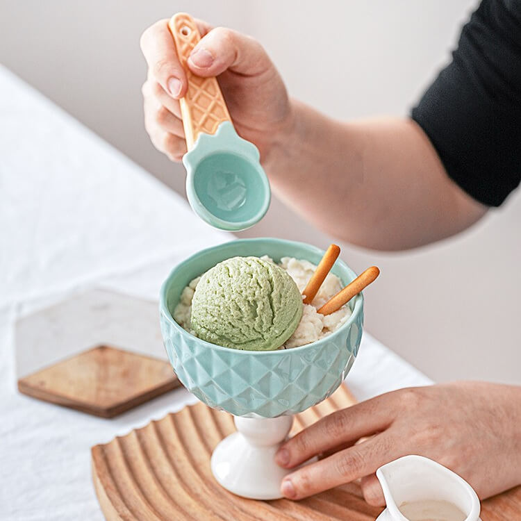 Ceramic Fruit Dessert Cup Ice Cream ScoopHOME CUPS & MUGSNEW TOWN BAZAAR