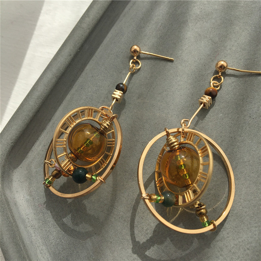 Vintage Glass Bubble EarringsNEW TOWN BAZAAR