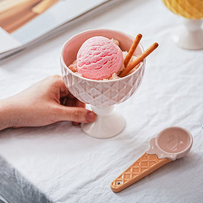 Ceramic Fruit Dessert Cup Ice Cream ScoopHOME CUPS & MUGSNEW TOWN BAZAAR