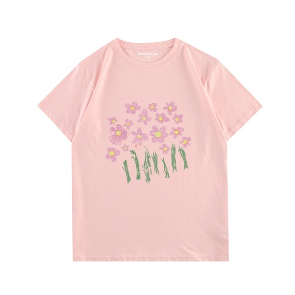 Cute Pink Flowers T-shirtT-shirt, unisex T-shirt, unisex TshirtNEW TOWN BAZAAR