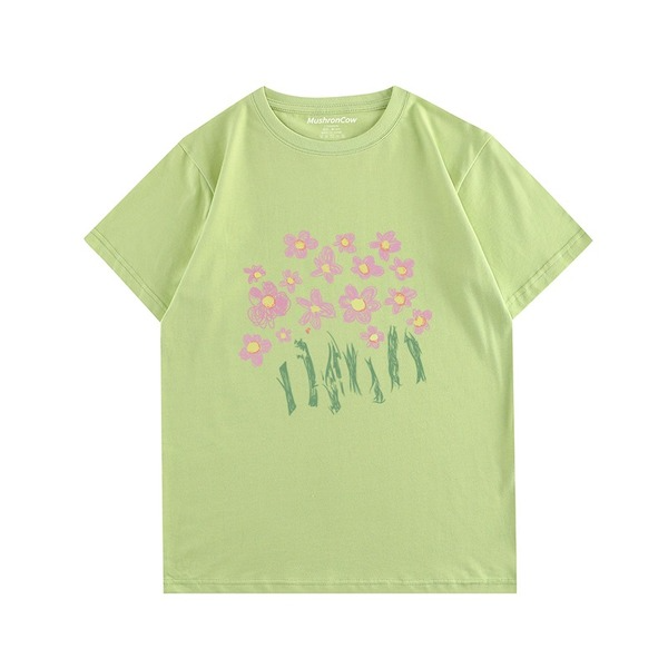 Cute Pink Flowers T-shirtT-shirt, unisex T-shirt, unisex TshirtNEW TOWN BAZAAR