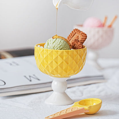 Ceramic Fruit Dessert Cup Ice Cream ScoopHOME CUPS & MUGSNEW TOWN BAZAAR