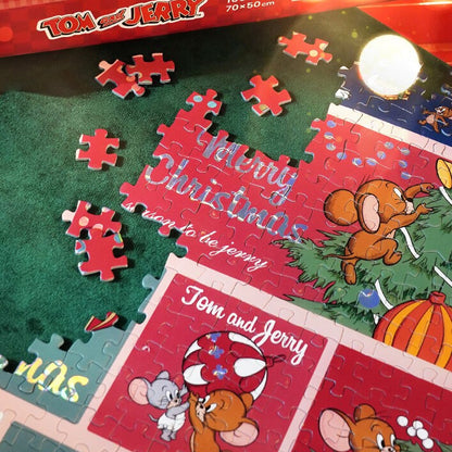 Tom and Jerry Christmas Eve Puzzle