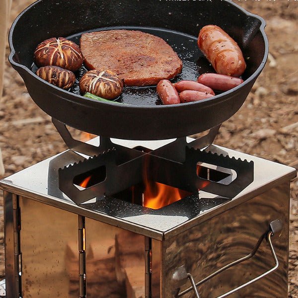 Portable Stainless Steel Grill Outdoor Adventure Cooking