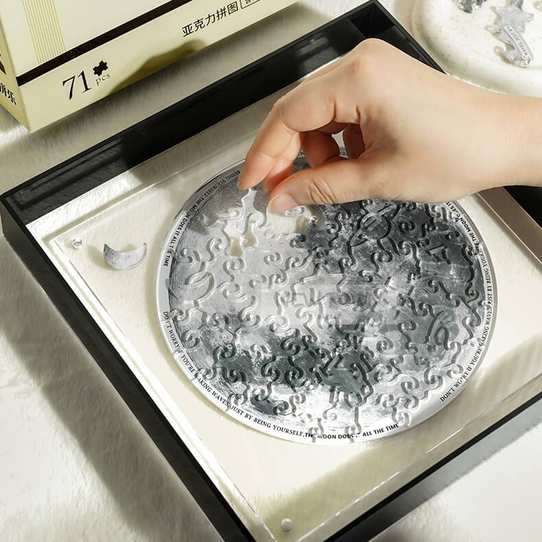 Acrylic Moon Puzzle