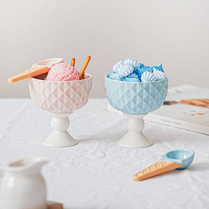 Ceramic Fruit Dessert Cup Ice Cream ScoopHOME CUPS & MUGSNEW TOWN BAZAAR