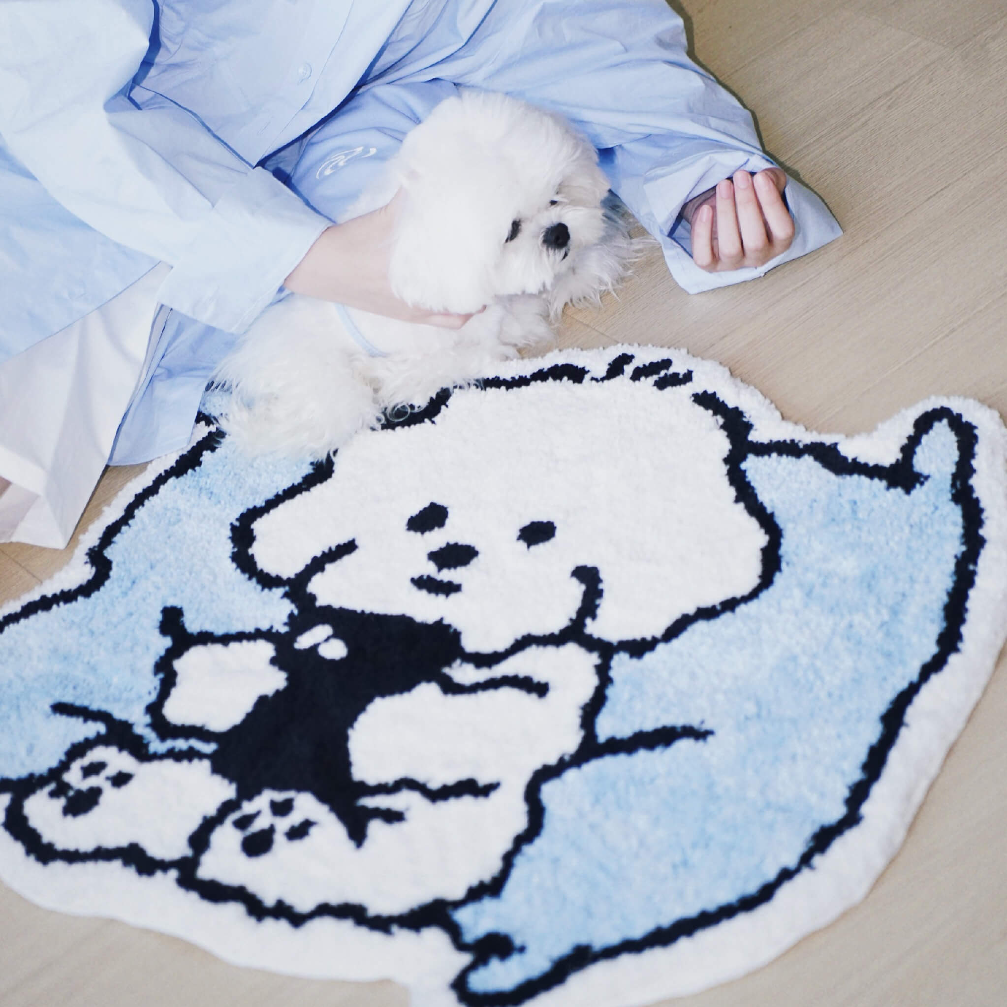 Pup Play Rug High Quality Cute Puppy Floor MatHOME RUGS, rugsNEW TOWN BAZAAR