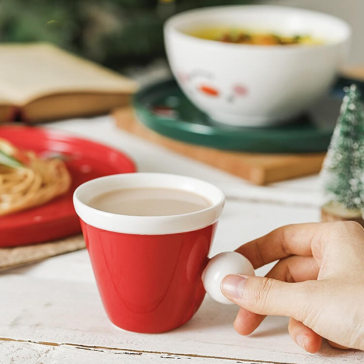 New Ceramic Creative Dinner Plate Rice Bowl Mug Christmas SetChristmas, HOME CUPS & MUGSNEW TOWN BAZAAR