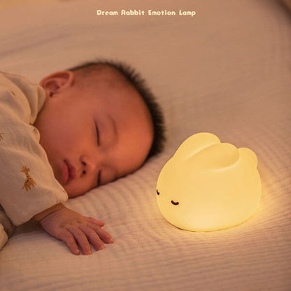 Light Yellow Cute bunny Silicone Night Light