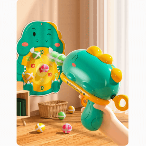 Dinosaur Shooting Toy with Sticky Balls Fun and Educational Toy