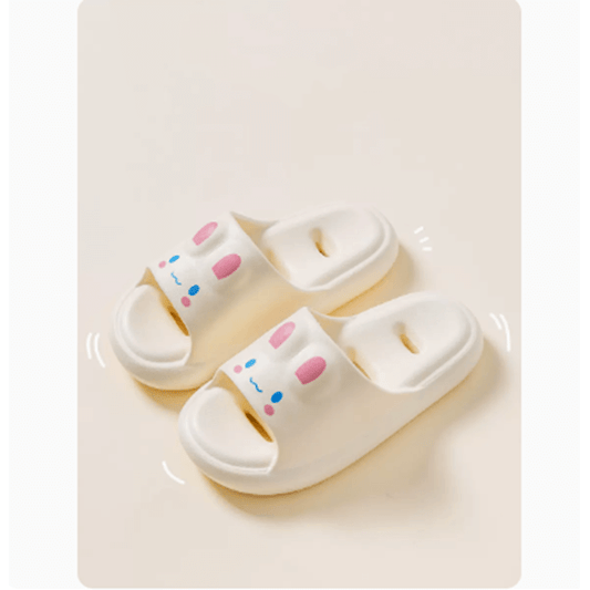 Cute Rabbit Shaped Slippers for Summer Bathroom Home