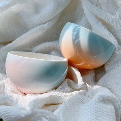 Macaron Gradient Ceramic Round Cup