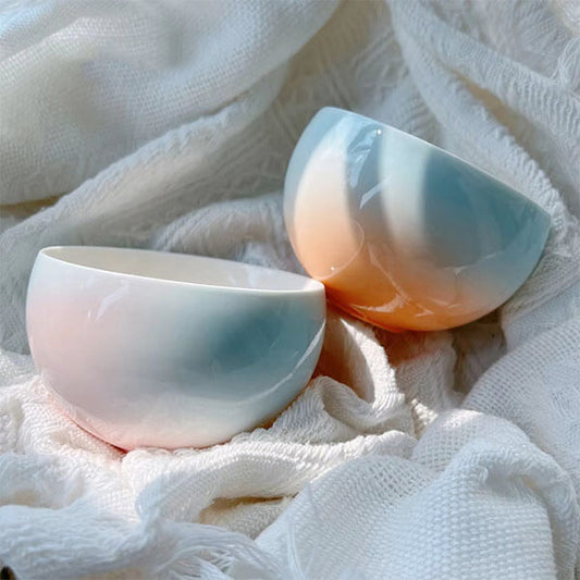 Macaron Gradient Ceramic Round Cup