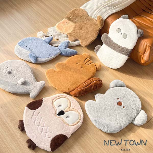 Cute Animal Plush Cushion-Kids Room