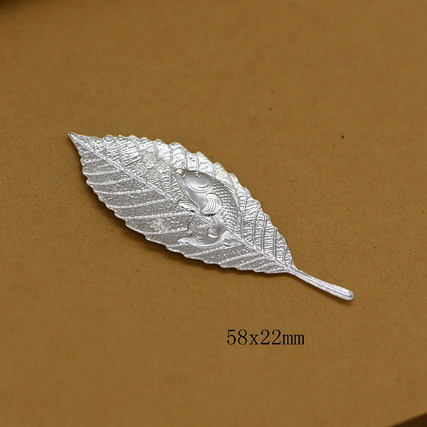 Water Softener Sterling Silver Tea Leaves