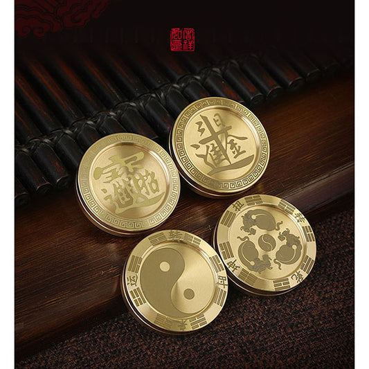 Jouet de pièce de monnaie rotative de Style chinois ancien, Fidget Spinner