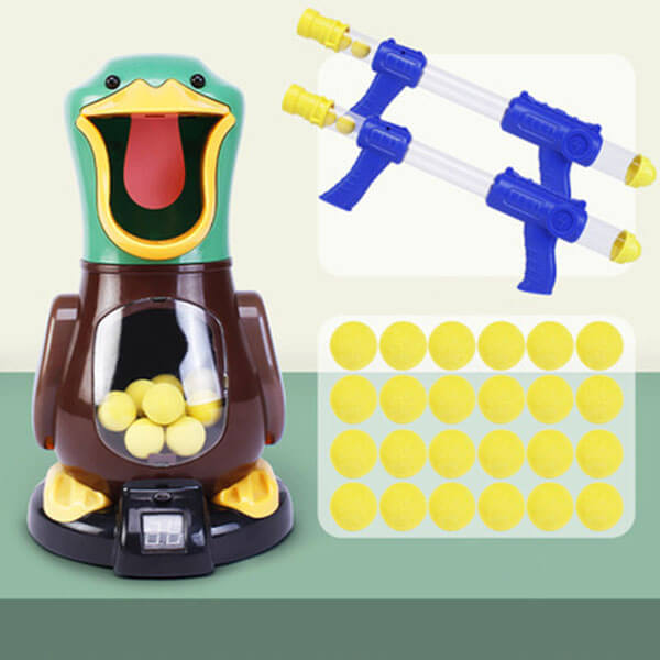 Feed the Hungry Duck Kids Shooting Toy