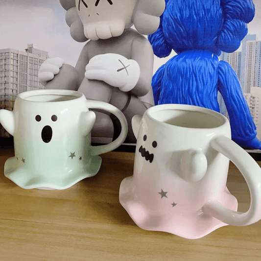 Phantom Cartoon Ceramic Mug Couple Cup
