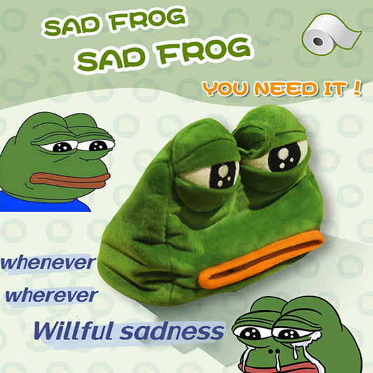 Sad Frog Tissue Box