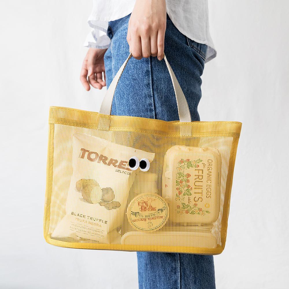 Mesh Capacity Single Shoulder BagGIFT HERNEW TOWN BAZAAR