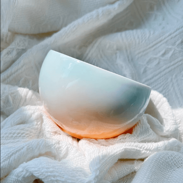 Macaron Gradient Ceramic Round Cup