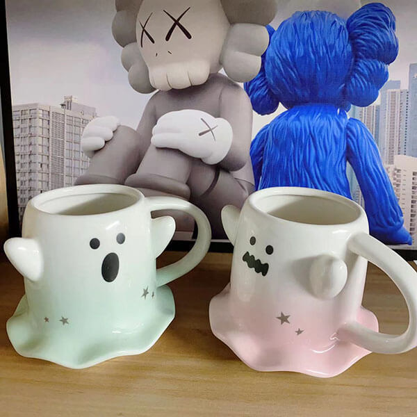 Phantom Cartoon Ceramic Mug Couple Cup