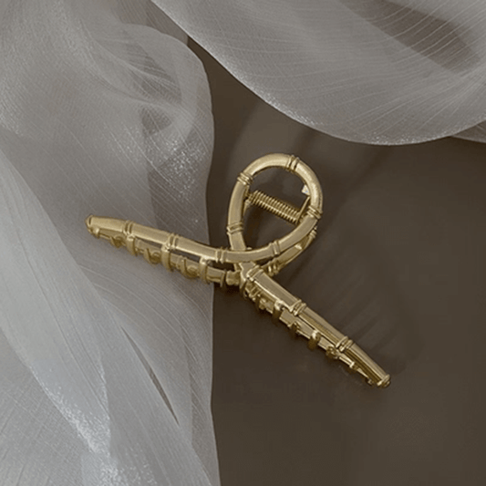 Japanese Bamboo Shape Metal Hair Clips