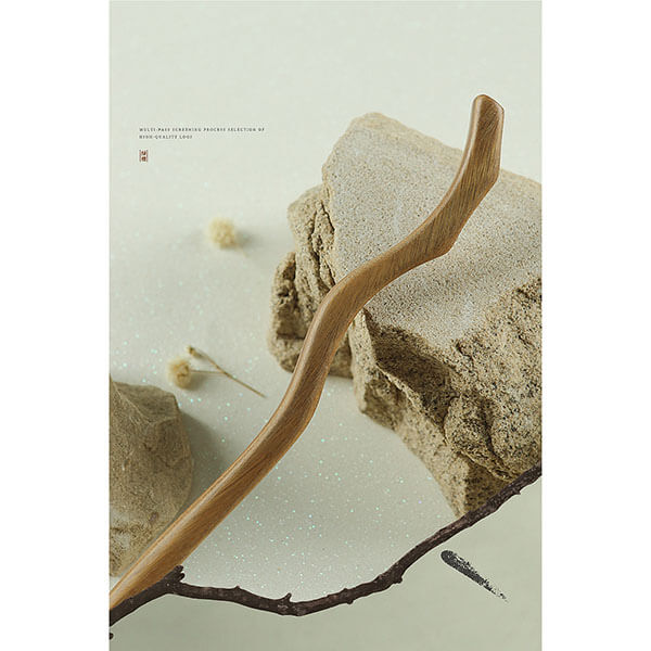 Chinese Antique Style Sandalwood Hairpin