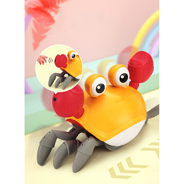 Electric Simulation Crawling Automatic Induction Crab Toy