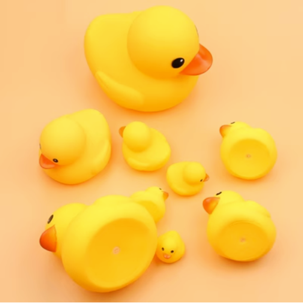 Bathing Swimming Pool Toy Squeeze Sound Little Yellow Duck