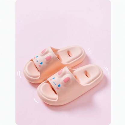 Cute Rabbit Shaped Slippers for Summer Bathroom Home