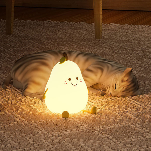 Pear Shaped Silicone Night Light