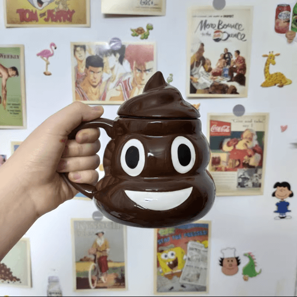Personalized Creative Funny Poop Ceramic Coffee Mug