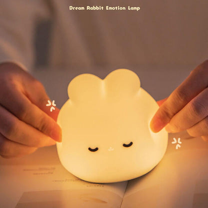 Light Yellow Cute bunny Silicone Night Light