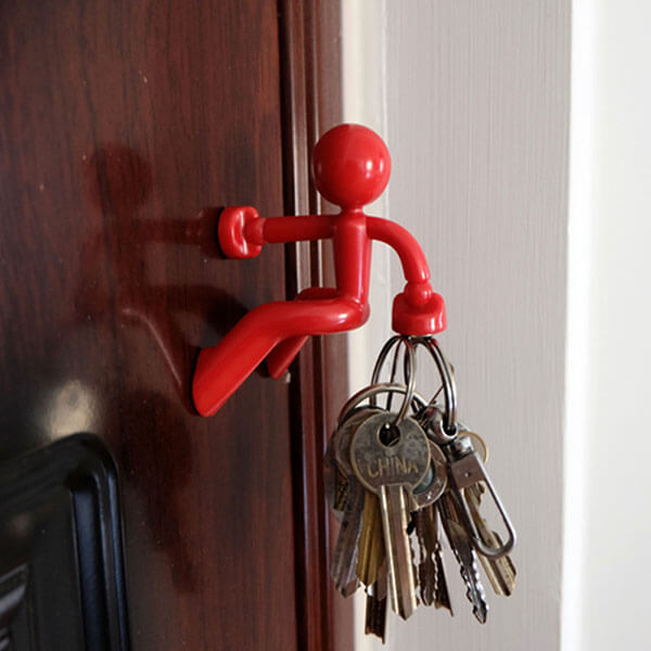 Household Organizer Wall Climbing Villain Fridge Sticker Magnetic Keychain