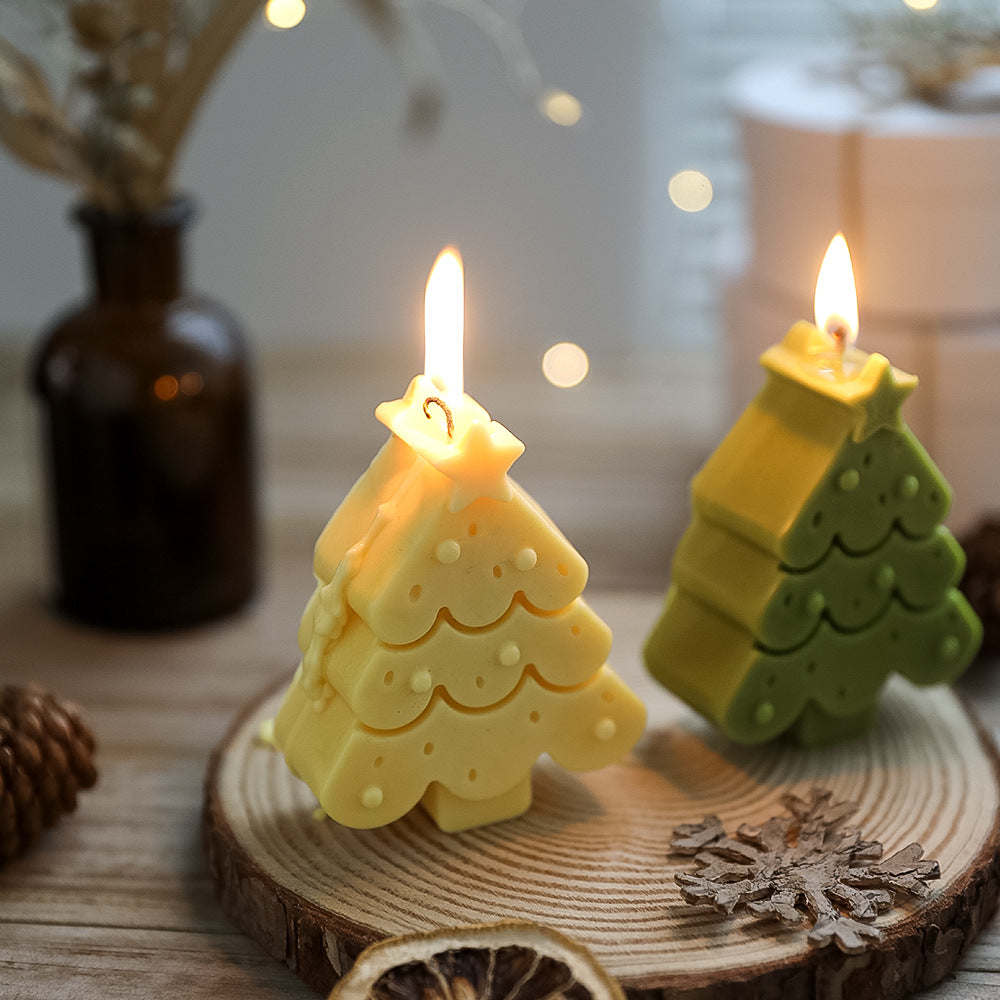 Christmas Tree Scented Natural Soy Wax Festive Aroma Candle