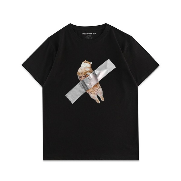Tape Cat T-ShirtT-shirt, unisex T-shirt, unisex TshirtNEW TOWN BAZAAR