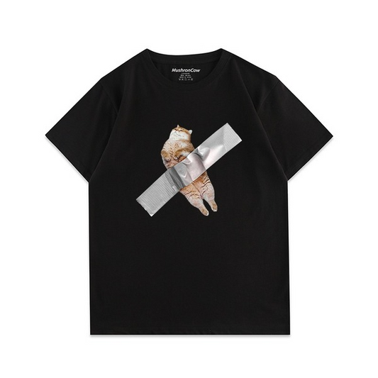 Tape Cat T-ShirtT-shirt, unisex T-shirt, unisex TshirtNEW TOWN BAZAAR