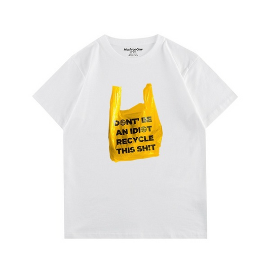 Yellow Trash Bag T-ShirtT-shirt, unisex T-shirt, unisex TshirtNEW TOWN BAZAAR