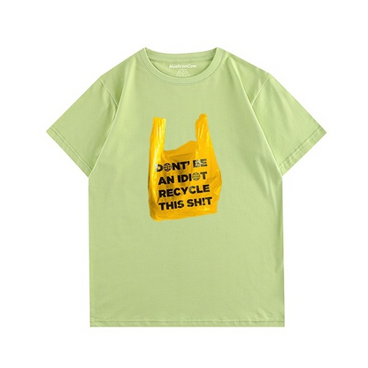 Yellow Trash Bag T-ShirtT-shirt, unisex T-shirt, unisex TshirtNEW TOWN BAZAAR