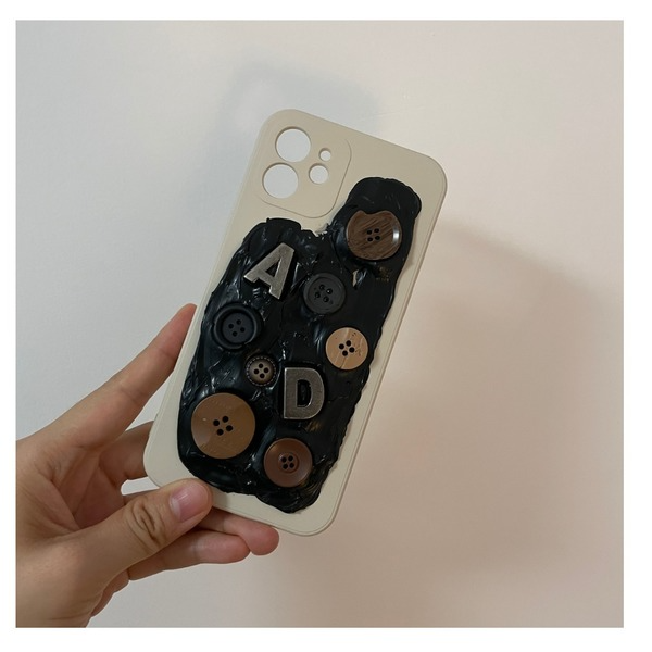 Button Phone Case NEW TOWN BAZAAR Apparel & Accessories