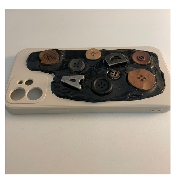 Button Phone Case NEW TOWN BAZAAR Apparel & Accessories