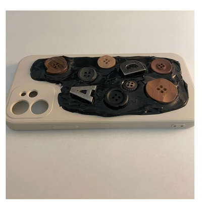 Button Phone Case NEW TOWN BAZAAR Apparel & Accessories
