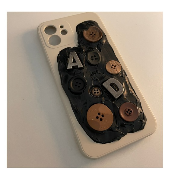 Button Phone Case NEW TOWN BAZAAR Apparel & Accessories