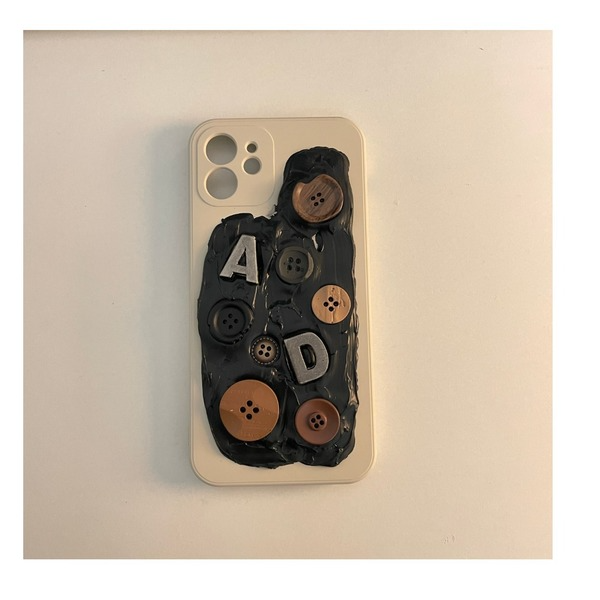 Button Phone Case NEW TOWN BAZAAR Apparel & Accessories