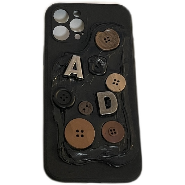 Button Phone Case NEW TOWN BAZAAR Apparel & Accessories