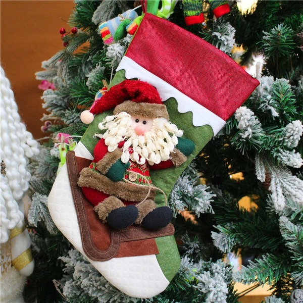 Christmas Socks Decoration Gift Fireplace Tree JewelryNEW TOWN BAZAAR